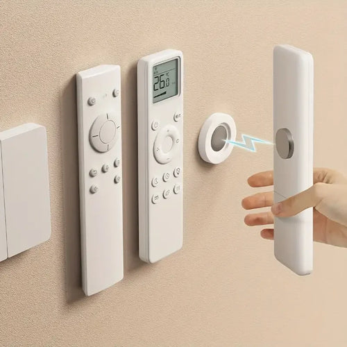 Magnetic No-Drill Remote Holder Wall Mount Organizer