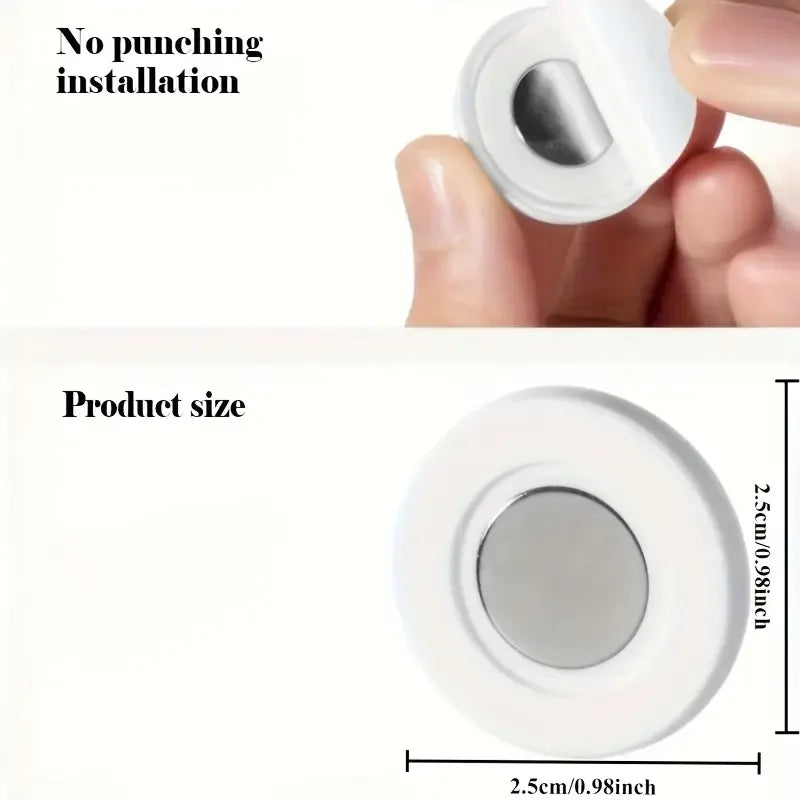 Magnetic No-Drill Remote Holder Wall Mount Organizer